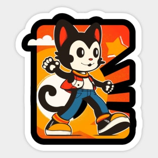 Felix The Cat Cameos Sticker